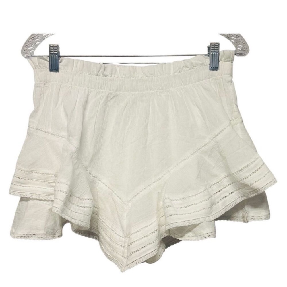 Aerie White Ruffle Skort Skirt Medium Layered Beachy
Airy Summer Cottagecore